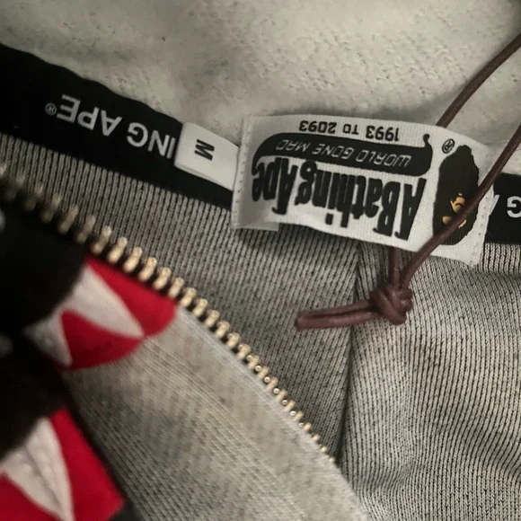 Bape Black Shark Camo Zip WGM Hoodie